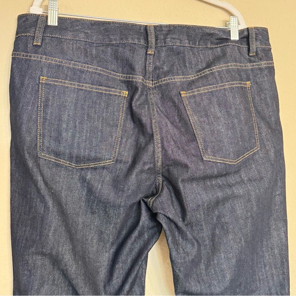 Talbots Heritage Straight Leg Dark Wash Denim Jeans Womens 18WP Plus Denim NEW - Picture 8 of 13